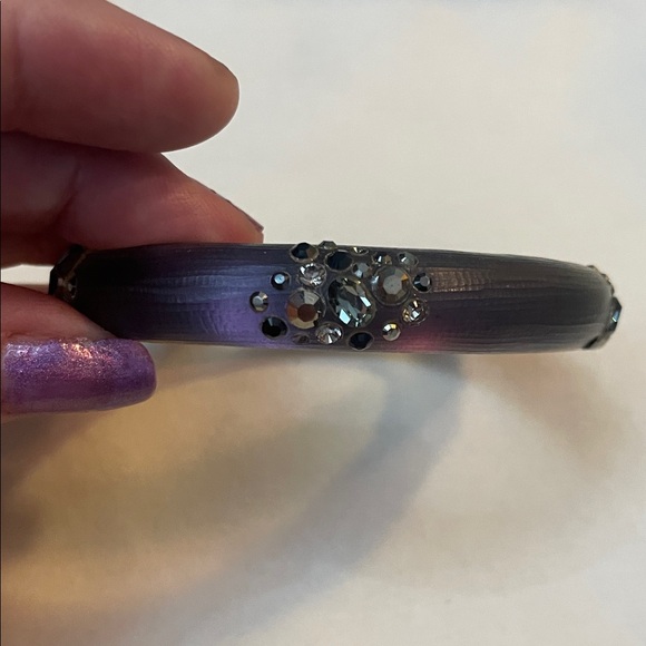 Alexis Bittar Black and purple Bangle New - Picture 3 of 5